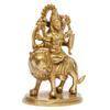Brass Durga Ma Murti Sherawali MATA Ambe Maa Idol Statue God Statue MATA Rani Puja Vastu Showpiece Pooja Gift Item 5.5 Inch by Indian Collectible view 3