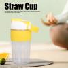 Coffee Cups with Lids Reusable Portable Straw Leakproof Straw Beer Cup for Travel Outdoor Home Office Camping Fishing view 2