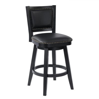 Broadmoor Bar Height Swivel Kitchen Bar Stool - Black