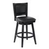 Broadmoor Bar Height Swivel Kitchen Bar Stool - Black view 1