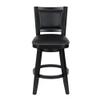 Broadmoor Bar Height Swivel Kitchen Bar Stool - Black view 4