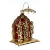 Brass Lord Ram Darbar Murti | Rama Sita Lakshman Hanuman Statue | Ram Parivar Murti for Home Temple | Car Dashboard I Table Office Desk Decor by Indian Collectible view 3