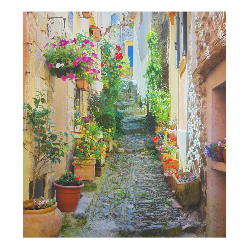 ALAZA Italy Village European Dishwasher Magnet Cover Sticker Decorative Refrigerator Magnet Panel Decal Cover for Home Kitchen Appliance Decor