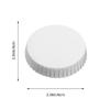 100PCS Disposable Paper Cup Covers, 6cm/ 2.36in Recycled Drinking Lid Coffee Cup Cover, Paper Hot Coffee Cup Lids for Home Kitchen Cafe Hotel KTV Bars (White) view 2