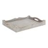 Kate and Laurel Astral Rustic Farmhouse Wood Tray, 16.5 x 12 x 2.5, Gray, Decorative Rustic Tray with Distressed Wood and Graywashed Finish for Farmhouse Decor Scheme view 1