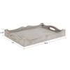 Kate and Laurel Astral Rustic Farmhouse Wood Tray, 16.5 x 12 x 2.5, Gray, Decorative Rustic Tray with Distressed Wood and Graywashed Finish for Farmhouse Decor Scheme view 2