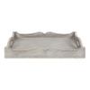 Kate and Laurel Astral Rustic Farmhouse Wood Tray, 16.5 x 12 x 2.5, Gray, Decorative Rustic Tray with Distressed Wood and Graywashed Finish for Farmhouse Decor Scheme view 3