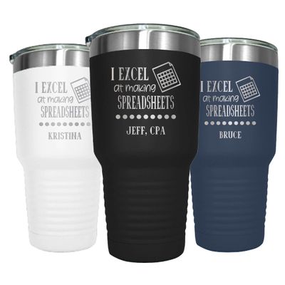 AVITO Personalized Accountant Tumbler - 30 oz Tumbler with Lid - Laser Engraved - Vacuum Insulated - Stainless Steel
