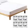 6 Pack Full Size Mattress Protector Heavy Duty Vinyl Waterproof Fitted Bed Cover view 3