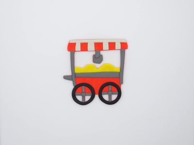 Popcorn Cart 266-F260 Cookie Cutter Set