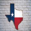 Rogue River Tactical Texas State Rustic Flag Cut Out Metal Tin Sign Wall Decor Man Cave Bar Texans Lone Star Die Cut Large 10 Inch view 2