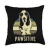 Basset Hound Dog Throw Pillow view 1