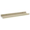 YITHOPI Wall Shelves 4 pcs White and Sonoma Oak 15.7"x3.5"x1.2"Ledge Shelves Wall Mounted Display Ledges Floating Wall Shelf Hanging Wall Display Shelves for Living Room view 4