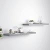 YITHOPI Floating Shelves Wall Shelves - Wall Mounted Shelves - Decorative Floating Wall Shelves - Bedroom or Living Room Floating Wall Shelves 2 pcs Gray 35.4"x9.3"x1.5" MDF view 1
