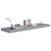 YITHOPI Floating Shelves Wall Shelves - Wall Mounted Shelves - Decorative Floating Wall Shelves - Bedroom or Living Room Floating Wall Shelves 2 pcs Gray 35.4"x9.3"x1.5" MDF view 3