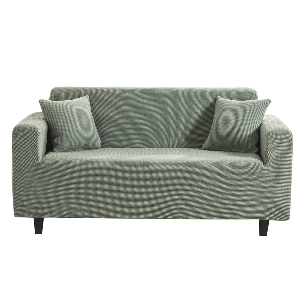 ZARBAILRE Breathable Sofa Cover, Couch Cover Washable and Removable, Sofa Slipcover with Elastic Bottom for Home, Office and Hotel Decor (F 3 Seater)