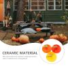 6pcs Halloween Fall Tissue Paper Pumpkin Fall Artificial Pumpkin Honeycomb for Halloween Thanksgiving Fall Festival Holiday Party Favor Orange Red Yellow view 4