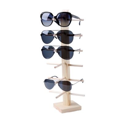 BNNP Sunglasses Rack Multilayer Sunglasses Display Stand Wooden Glasses Display Stand Jewelry Stand for Multiple Pairs of Glasses Display Stand ( Color : 6 Layers )