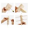 BNNP Sunglasses Rack Multilayer Sunglasses Display Stand Wooden Glasses Display Stand Jewelry Stand for Multiple Pairs of Glasses Display Stand ( Color : 6 Layers ) view 4