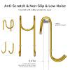 14-Inches Stainless Steel Shower Squeegee Set, Include Shower Door Hook, Adhesive Hook and Spare Silicone Blade, Window Squeegee for Shower Glass Door, Bathroom, Mirror, Window and Car Glass view 4