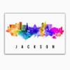 Jackson Skyline Missisippi Poster, Missisippi Cityscape Painting, Jackson Missisippi Poster, Cityscape and Landmark Print, Home Wall Art, Office Wall Decor - 18x24 Inches view 4