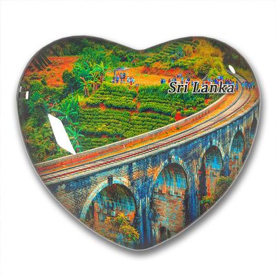 Sri Lanka Fridge Magnets Sticker Kitchen Refrigerator Decoration Magnet Gift Heart Shape