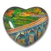 Sri Lanka Fridge Magnets Sticker Kitchen Refrigerator Decoration Magnet Gift Heart Shape view 1