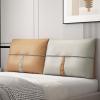 Reading Bed Rest Pillow Large Bolster Cushion Headboard Backrest Upholstered Wedge Pillow Neck Lumbar Pad with Removable Cover for Sofa Dorm Room Bunk,C,78.7"/200cm(King) view 1
