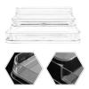 Zerodeko Acrylic Glass Cup Holder Tray Desk Organizer for Mugs Sundries for Use Space-saving Storage view 4