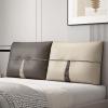 Headboard Cushion King Size Wedge Pillow Headboard Slipcover Bed Rest Lumbar Support Pad Backrest Removable Cover for Home Bench Bedroom,D,59"/150cm(Queen) view 1