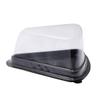 Cabilock 50 Pack Triangle Muffin Cake Mooncake Boxes Disposable Plastic Food Packaging Box for Chinese Takeout view 1