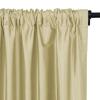 TWOPAGES 100% Dupioni Silk Rod Pocket Curtain 102 Inches Long Privacy Protection 50Wx102L Pearl Drape Light Reducing for Living Room, 1 Panel view 3