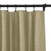 TWOPAGES 100% Dupioni Silk Rod Pocket Curtain 102 Inches Long Privacy Protection 50Wx102L Fog Drape Light Reducing for Living Room, 1 Panel view 2