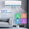 ARLIME 12000 BTU Ductless Air Conditioner & Heater, 17 SEER 230V Energy Saving Mini Split ac/heating System w/ 1 Ton Heat Pump, with a Washable Filter, Stealth LED Display, Cools Up to 550 Sq. Ft. view 2