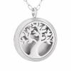 SHEIL Tree of Life Perfume Locket 30mm 316L Stainless Steel Round Shape Magnetics Car Amoratherapy Diffuser Lockets view 1
