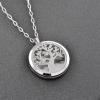 SHEIL Tree of Life Perfume Locket 30mm 316L Stainless Steel Round Shape Magnetics Car Amoratherapy Diffuser Lockets view 2