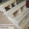 YJEUZCD Threshold Ramp for Garage, Patio Door Shed, Wooden Curb Ramp for Driveway Wheelchair Sidewalk, Custom Size(30x26x7cm) view 4