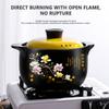Ceramic Cooking Pot Leak Proof All-Natural Soup Pot Durable Round Stovetop Stew Pot Cookware with Lid, High Temperature Household Gas Stove Open Flame Clay Pot,Yellow 1,7.0L view 4