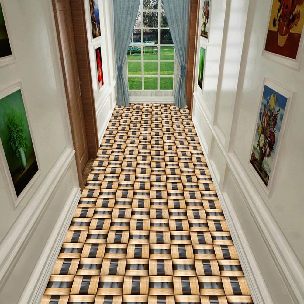Long Narrow Hallway Runner Rugs, Indoor Bedroom, Kitchen, Stair, Living Room Entryway Runner Carpet 100cm/1.5m/2m/2.5m/300cm/350cm/4m/5m/6m Length (Size : 2 ft x 14.8 ft)