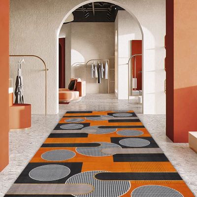 Hallway Entrance Runner Area Rug, Contemporary Washable Carpet Runners for Corridor/Kitchen/Bedroom/Entryway Floor Non-Slip Mat 70x300cm/80x400cm (Size : 2.6 ft x 9.8 ft)