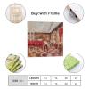 Javier Montesol Caf Gijn I Restaurant Scene Oil Painting Abstract Painting Wall Hanging Painting Art Oil Painting Canvas Poster Bedroom Living Room Decoration Modern Decoration Poster Gift Decorati view 2