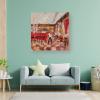 Javier Montesol Caf Gijn I Restaurant Scene Oil Painting Abstract Painting Wall Hanging Painting Art Oil Painting Canvas Poster Bedroom Living Room Decoration Modern Decoration Poster Gift Decorati view 3