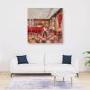 Javier Montesol Caf Gijn I Restaurant Scene Oil Painting Abstract Painting Wall Hanging Painting Art Oil Painting Canvas Poster Bedroom Living Room Decoration Modern Decoration Poster Gift Decorati view 4