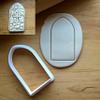 Sweet Prints Inc Window/Tombstone (outline) Cookie Cutter - Dishwasher Safe (3") view 2