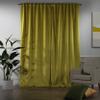 CASANEMA Extra Long Solid Luxury Matte Velvet Soft Curtain Yellow Single Panel Hanging Back Tap & Rod Pocket Home Dcor 5-25 Feet Custom Made Curtains -Made in Turkey Each(52"x84") view 3