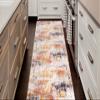 Custom Length, Slip Resistant Modern Abstract Carpet Runner Rug Mat for Entry Hallway Kitchen Laundry, Machine Washable, Light Weight, 31 inch x 34 feet view 3