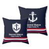 t.botanicals Personalized Anchor Pillow, Custom Nautical Pillow, Lake House Decor, Throw Pillow for Boat, Nautical Boat Gifts, Lake Pillows, Beach House Pillow view 1