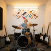 Music Instruments Wall Decals for School Classroom,Guitar Drum Oboe Bass Wall Stickers for Kids Room, Remove Vinyl Removable Wall Art for Preschool view 2