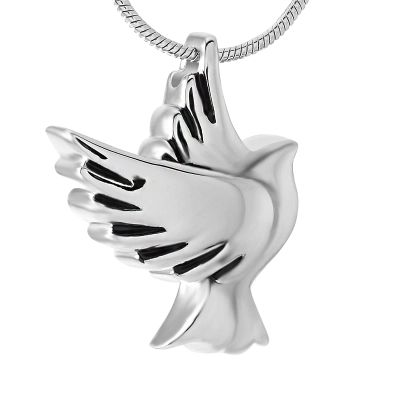 SHEIL Birds Memorial Urn Necklace Animal Cremation Pendant Necklace Keepsake Pet Cremation Jewelry