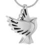 SHEIL Birds Memorial Urn Necklace Animal Cremation Pendant Necklace Keepsake Pet Cremation Jewelry view 1